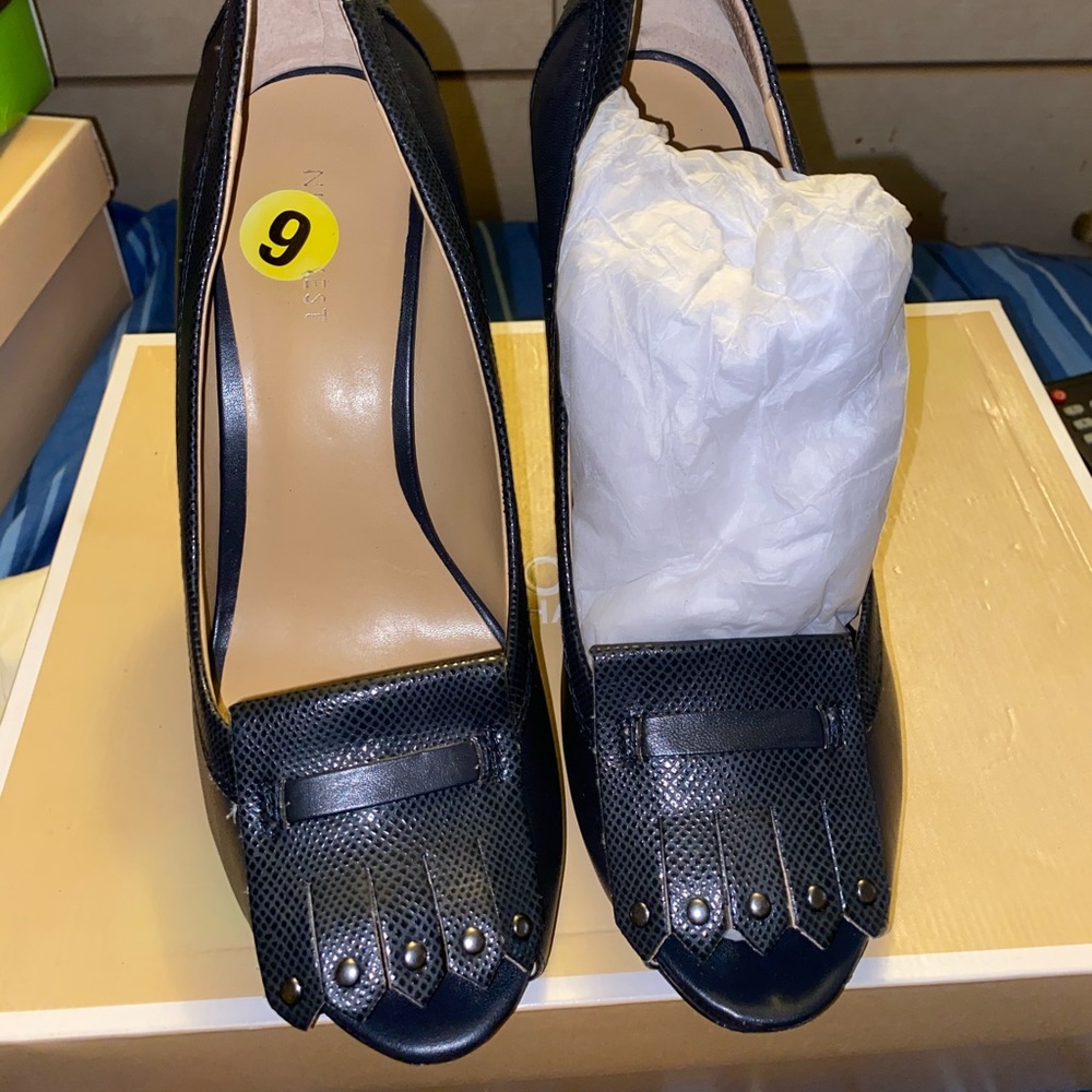 Nine West black heel